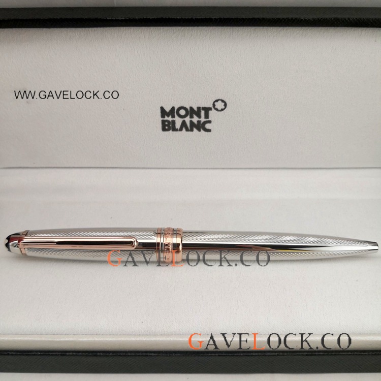 Copy Mont Blanc Meisterstuck Montblanc Ballpoint Pen Rose Gold Trim